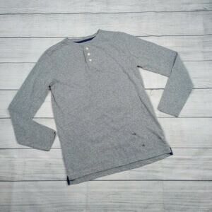 12 Primary Gray Long Sleeve Henley